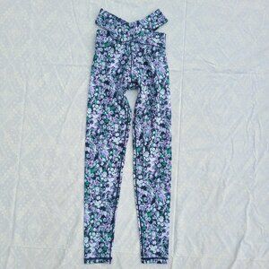 Aerie Offline Real Me Hi-Rise Cut-Out Crossover Legging - Misty Sky - Size XS
